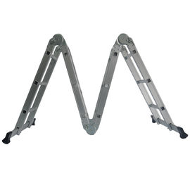 Outdoor Household Lightweight Aluminum Ladder 4x3  Easy To Transport