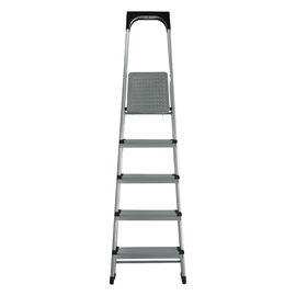 5 Steps Portable Domestic Foldaway Aluminum Step Ladder EN131 GS