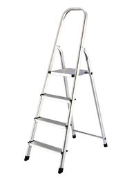 4 Steps Portable Lightweight Household Foldable Aluminum Step Ladder