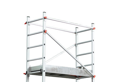 3.32M Outdoor Aluminum Scaffold Tower Slip Resistant Stable Performance