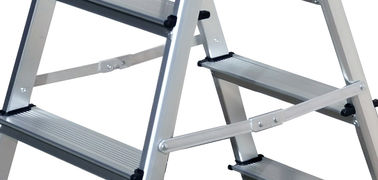 Silver Multipurpose Aluminium Foldable Ladder 2x4 Steps For Painting