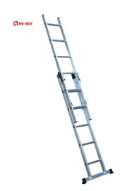 2x6 Lightweight 6063 Aluminum Extension Ladder 5.5kg Easily Carried
