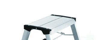 EN131 2x2 Steps Aluminum Folding Step Stool With Non Marring Feet