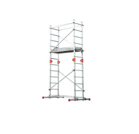 3.32M Outdoor Aluminum Scaffold Tower Slip Resistant Stable Performance