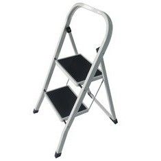 Lightweight Steel Step Stool   2 Steps 150kg / 330 Lb Load Capacity
