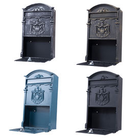 Decorative Outdoor Security Aluminum Mailbox , Wall Mounted Waterproof Letterbox