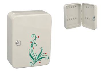 8 Inch High Portability 20 position Wall mounted Solid Steel Key Cabinet Storage Safes With 2 Keys