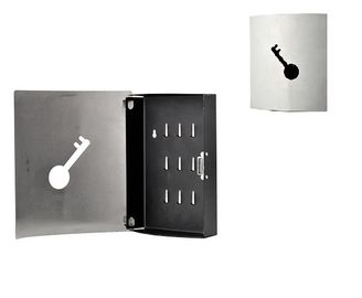 9 Positions Lock Metal Key Holder Box with Magnet / Metal Products Key Save Cabinet