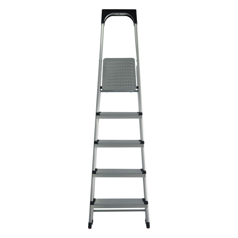 5 Steps Portable Domestic Foldaway Aluminum Step Ladder EN131 GS