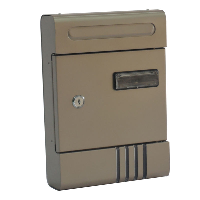 Outdoor Waterproof Steel Mailbox Residential Wall Mounted Letterbox