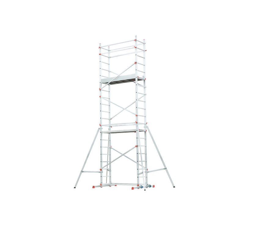 Professioal  Aluminum Scaffold Tower 5.6M Telescopic Scaffold Tower