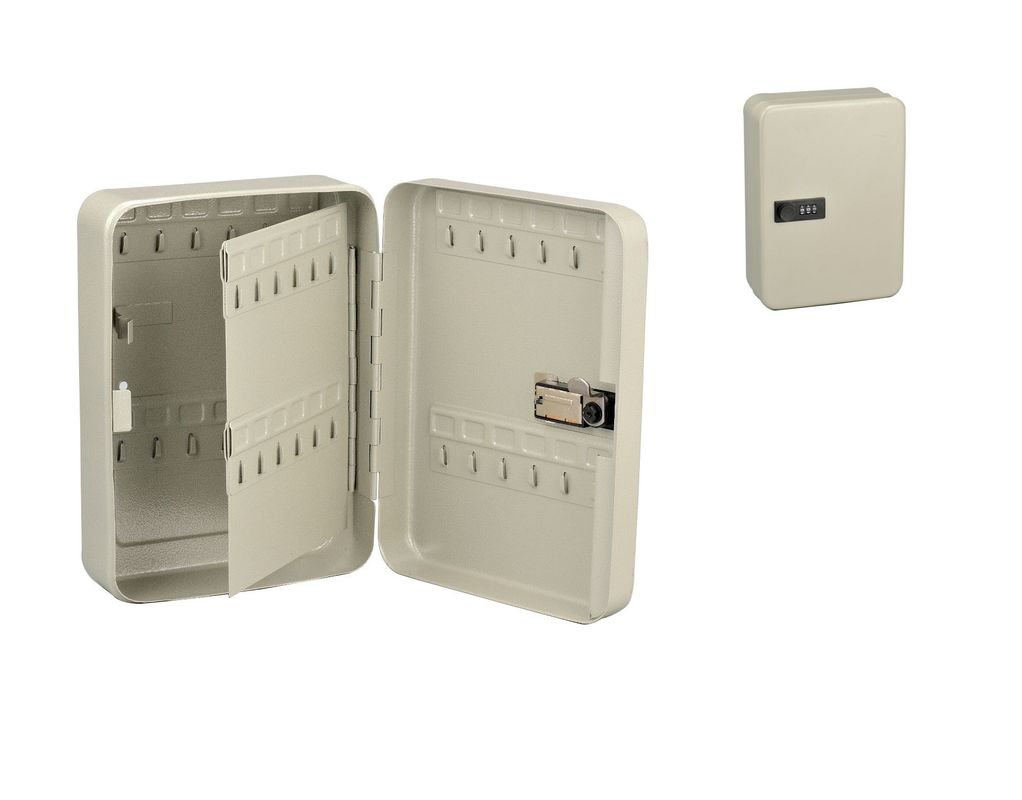 Compact Durable Metal Key Safe / Metal Key Cabinet Lock Combination Lock