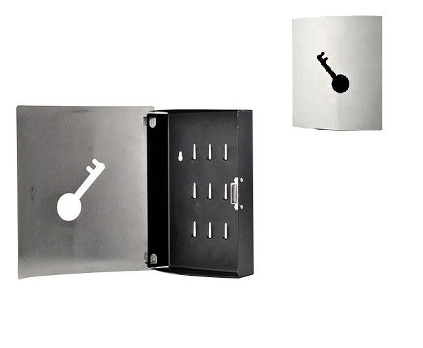 9 Positions Lock Metal Key Holder Box with Magnet / Metal Products Key Save Cabinet